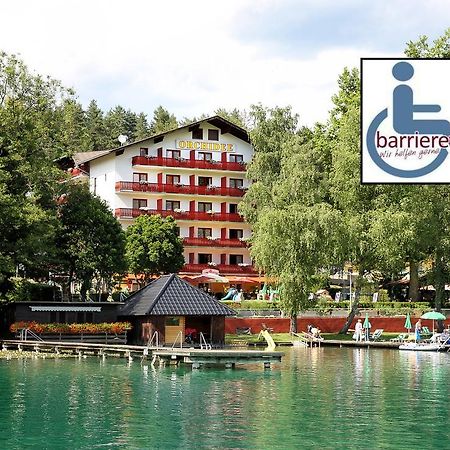 Strandhotel Orchidee Sankt Kanzian am Klopeiner See Bagian luar foto