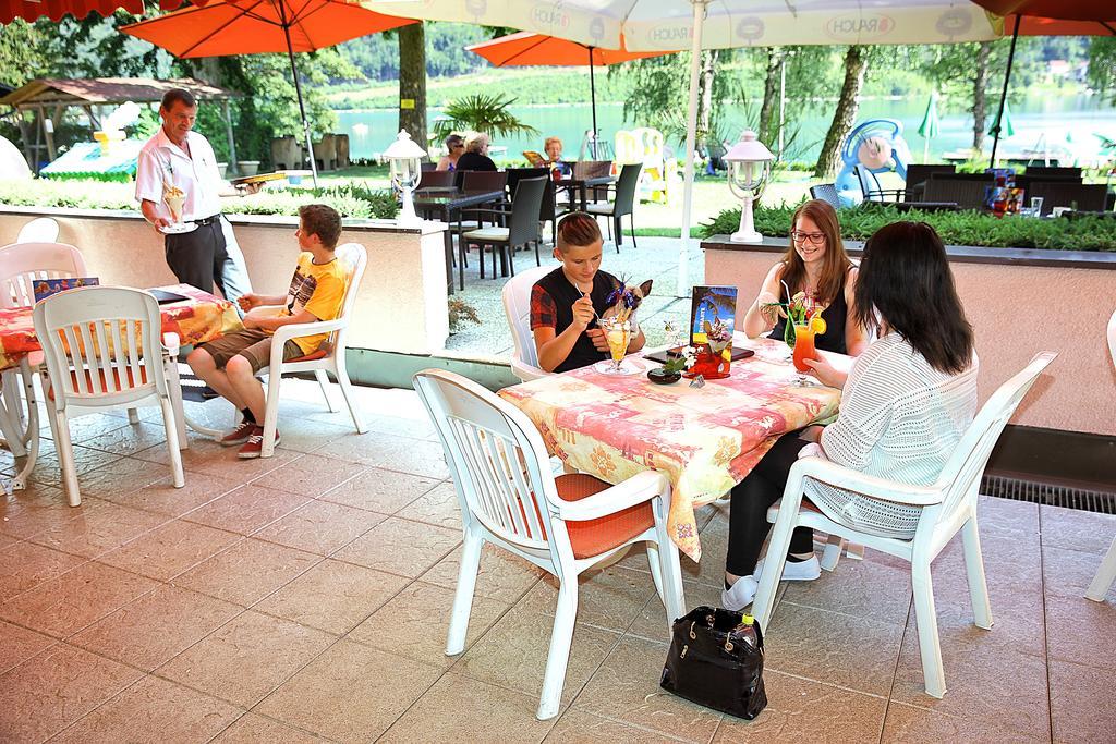 Strandhotel Orchidee Sankt Kanzian am Klopeiner See Bagian luar foto