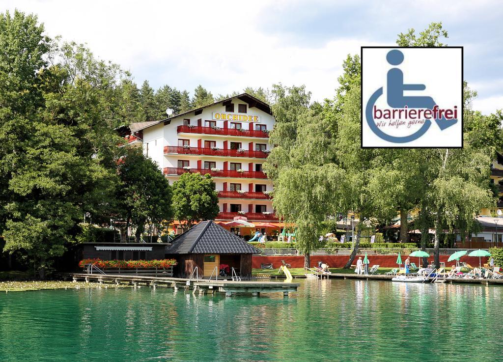 Strandhotel Orchidee Sankt Kanzian am Klopeiner See Bagian luar foto
