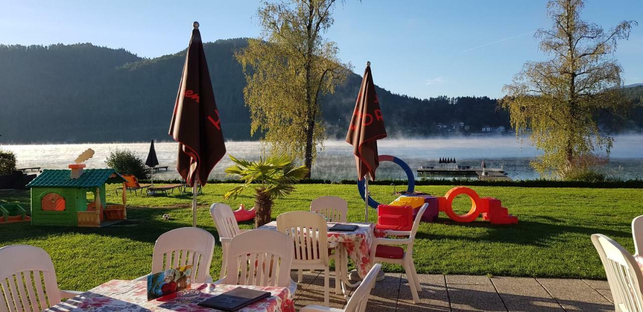 Strandhotel Orchidee Sankt Kanzian am Klopeiner See Bagian luar foto