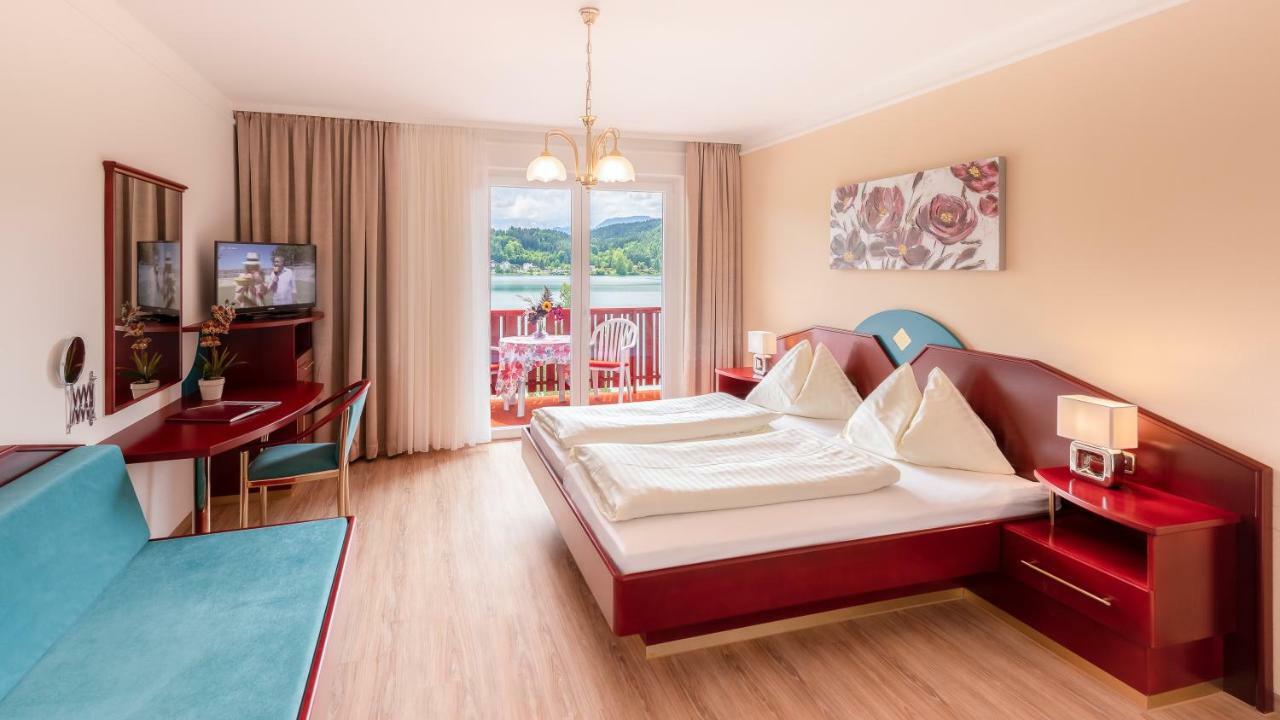 Strandhotel Orchidee Sankt Kanzian am Klopeiner See Bagian luar foto