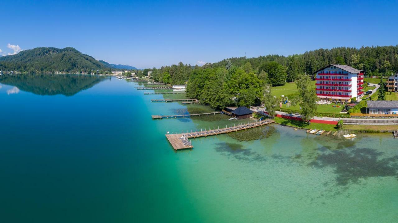 Strandhotel Orchidee Sankt Kanzian am Klopeiner See Bagian luar foto